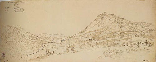 Première vue du château de Cosseria, l’investissement, le 13 avril 1796