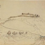 Deuxième vue du château de Cosseria, les négociations, le 13 avril 1796