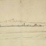 Vue de la ville de Coni, le 27 avril 1796