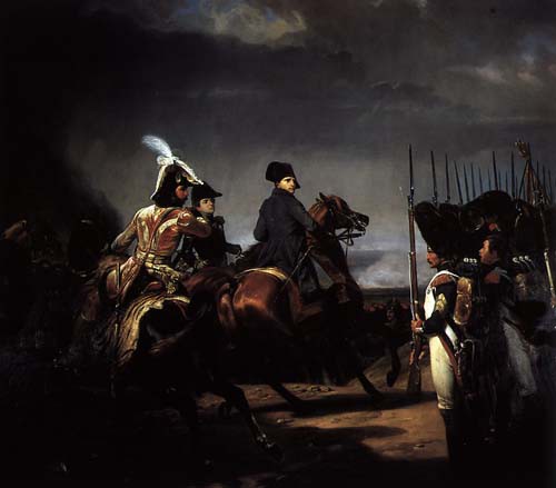 Napoleon at the battle of Iena, 14th October 1806