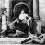 Napoleon hands his Code of Laws to Rome