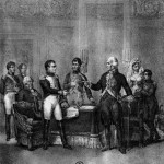 Charles IV ceding the Spanish crown to Napoleon, 5th May 1808