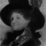 Queen Marie-Louise on horseback (detail)