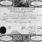 Diploma of the Société d’Emulation