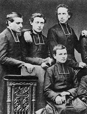 The holy martyrs: Luc Huin, Louis Beaulieu, Just de Bretenières, Henri Dorie
