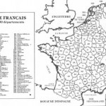 Map of the 130 departments of the French empire