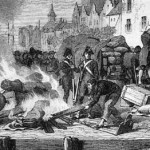 The burning and sale of English goods