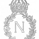 Monogram "N" on a cannon