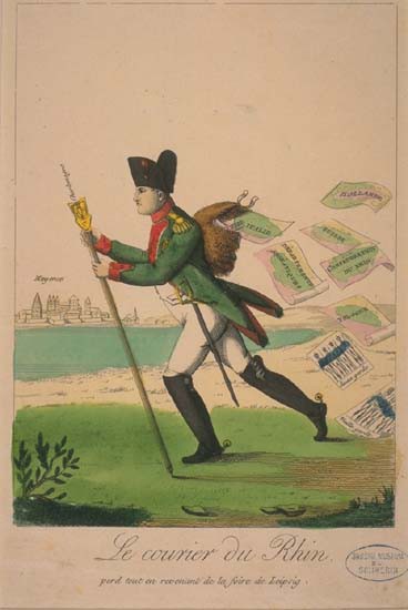 The Rhine Posteman/Loses everything coming back from the Leipzig fair