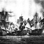 " Le Redoutable " à Trafalgar le 21-10-1805