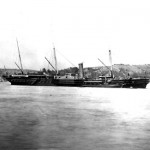 <I>L’Aigle</I>, yacht de l’Impératrice Eugénie devant Constantinopleavant l’inauguration du canal de Suez.