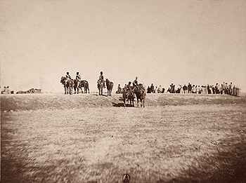Camp de Châlons : manoeuvres et civils