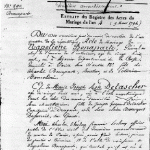 Acte de mariage de Napoléon Bonaparte et de Marie Joseph Rose Detascher (1)