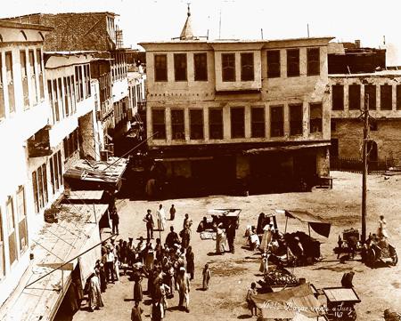 Suez. Bazar arabe.