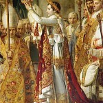 Sacre de l’Empereur Napoléon Ier et couronnement de l’Impératrice Joséphine dans la cathédrale Notre-dame de Paris le 2 décembre 1804 (détail)