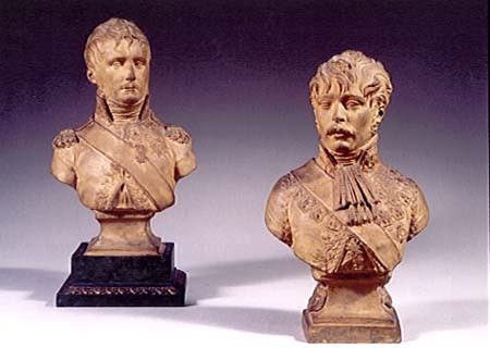 Eugène de Beauharnais (à droite)<br>Bacciochi, prince de Lucques et de Piombino (à gauche)
