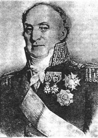 Portrait du général Drouet, comte d'Erlon, commandant le 1er Corps d'armée, gravé par Grévedi.