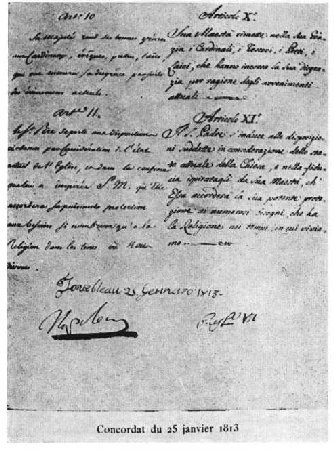 Concordat du 25 janvier 1813