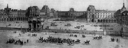 La Place du Carrousel en 1867. Cabinet des Estampes B.N.