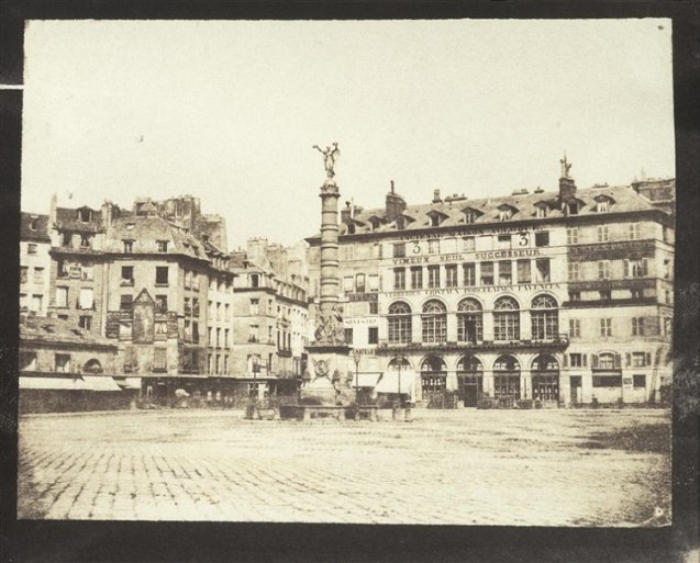 La fontaine du Palmier sur l'ancienne place du Châtelet 1851, par Hippolyte Bayard de Molard Louis Adolphe Humbert © Musée d'Orsay, RMN-Grand Palais - Patrice Schmidt