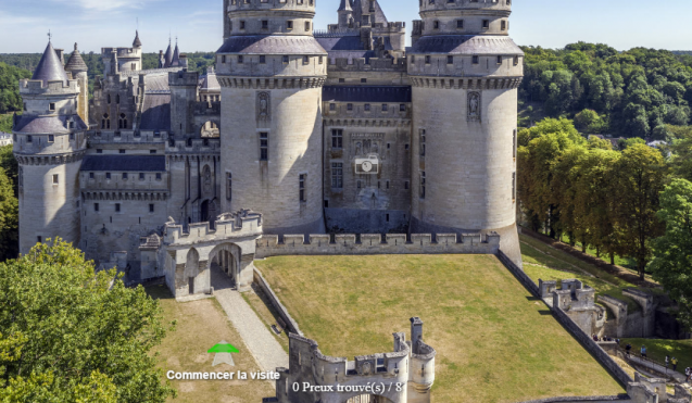 Le Centre des monuments nationaux propose une visite virtuelle du château de Pierrefonds © CMN