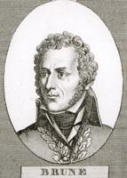 BRUNE, Guillaume-Marie-Anne, (1763-1815), maréchal