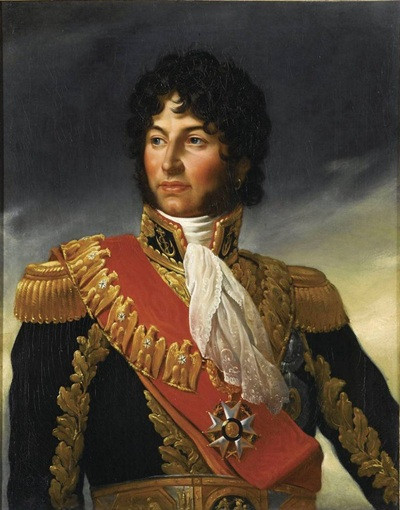Charles-Victor-Eugène Lefebvre, d'après François Gérard, "Joachim Murat <br>(1767-1815), représenté en 1805, en uniforme d’amiral de l’Empire", <br>circa 1835-1836, original 1805 © Château de Versailles - <br>Réunion des Musées Nationaux