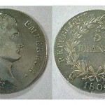 5 Franc piece, Napoleon Emperor, 1806