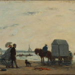 Sur la plage à Trouville