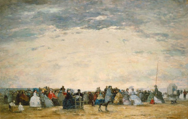 The beach at Trouville