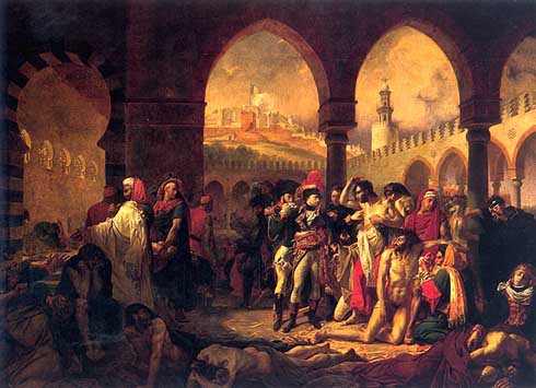 Bonaparte visitant les pestiférés de Jaffa, 11 mars 1799