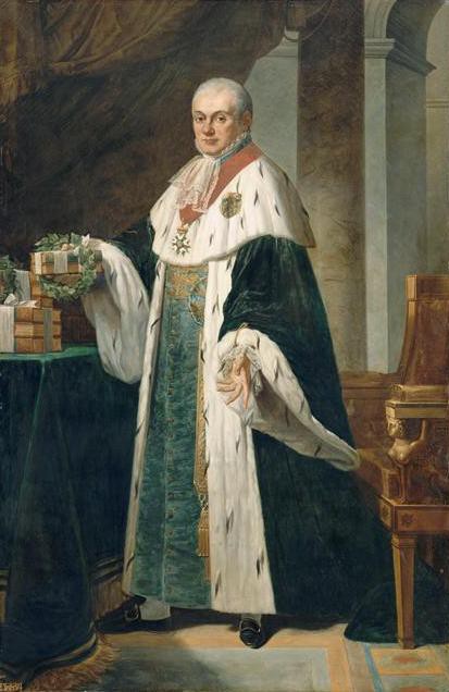 Retrato de Louis de Fontanes (1757-1821), escritor e político francês,  Grande Mestre da Universidade