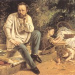 Pierre-Joseph Proudhon and his children in 1853