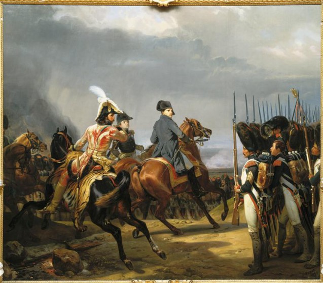 Napoléon Ier passe en revue la garde (bataille d’Iéna, 14 octobre 1806)