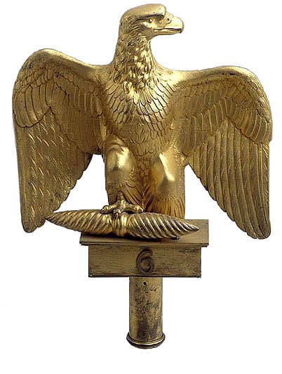 The Cent-Jours standard Eagle of the 6e Régiment des Chasseurs à Cheval