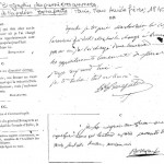 Texte du post-scriptum et son fac similé du document de Princeton/Vilnius, publié par le Baron de Coston