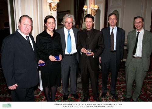 Les Grands Prix d’histoire et les Bourses d’études 2003 de la Fondation Napoléon