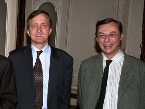 De g. à d., Nicolas Stoskopf et Emmanuel de Waresquiel
