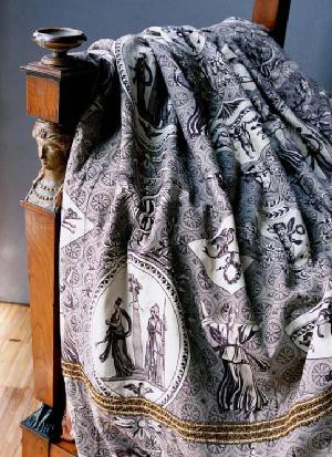 The Jouy Cloth – bed cover: "Pallas and Venus"