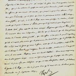 Lettre de Napoléon à Champagny, ministre des Relations extérieures