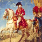 Bonaparte Premier Consul distribue des sabres d’honneur aux grenadiers de sa garde après la bataille de Marengo le 14 juin 1800