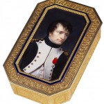 Portrait de Napoléon : miniature montée sur une boîte
