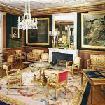 The furniture in the Salon doré at the Château de Malmaison