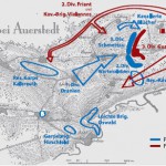 Plan de la bataille d’Auerstedt, 14 octobre 1806