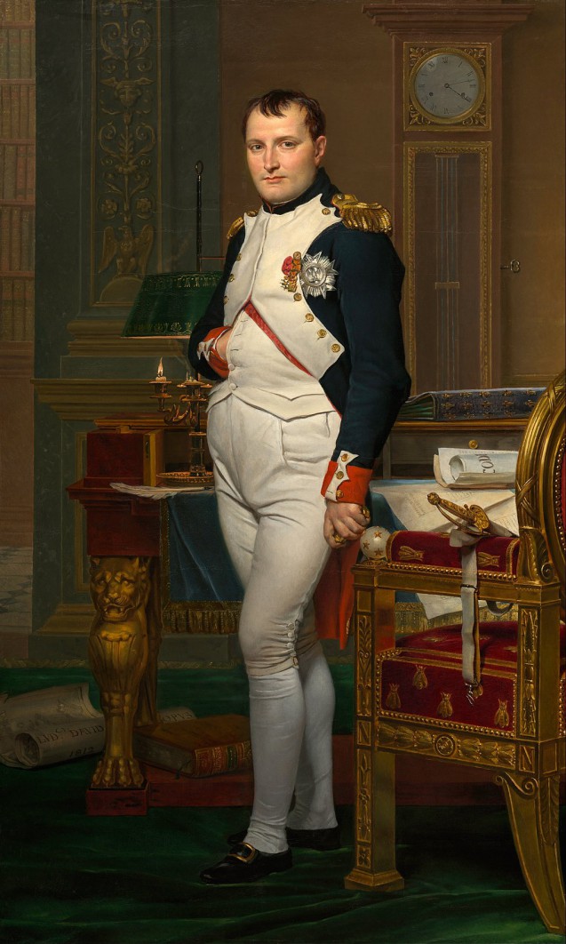 Napoleon in his study at the Tuileries