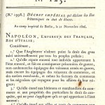 Napoléon I<sup>er</sup>, chef de guerre économique, et le blocus continental
