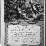Partition de Douze Nouveaux Quintetti par Luigi Boccherini édition Ignace Pleyel