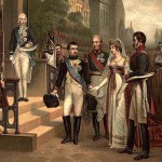 Napoléon Ier reçoit la reine Louise de Prusse à Tilsit (6 juillet 1807)