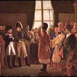 Le Tsar Alexandre Ier présente à Napoléon Ier, à Tilsit, les Kalmoucks, les Cosaques et les Baskirs de l’armée Russe – Juillet 1807