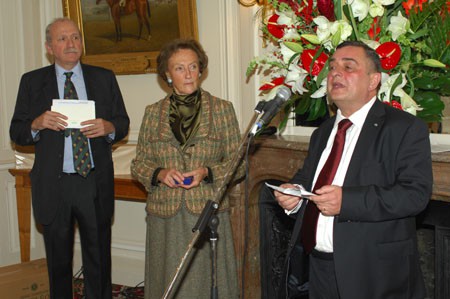 Prof. Munch-Petersen, HIH Princesse Napoléon and Prince d'Essling © Fondation Napoléon